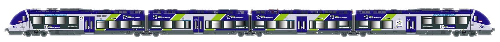 LS Models LS10899S - H0 - 4-tlg. Triebzug AGC 4 HdeFrance, SNCF, Ep. VI - AC-Sound